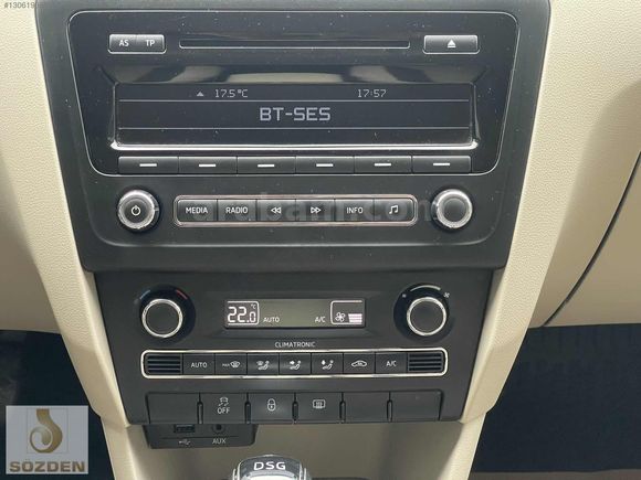 SÖZDEN AUTO'DAN 2015 SKODA RAPİD 1.6TDI ELEGANCE/658.000TL KREDİ