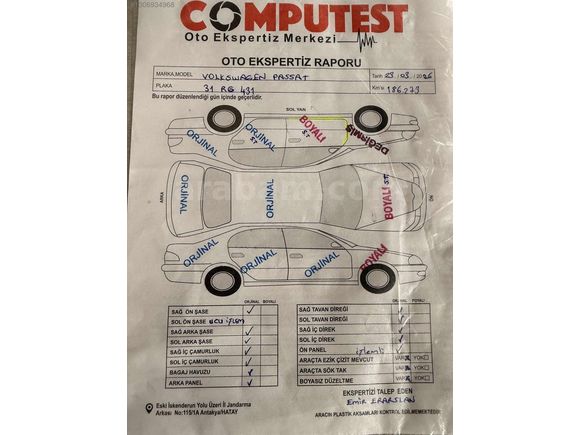 2014 WW PASSAT EXCLUSİVE 186 km 4 KLTK ISITMA