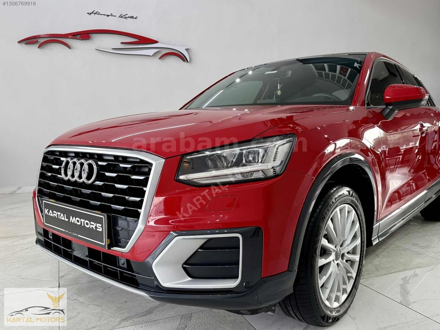 Galeriden Audi Q2 30 TDI Design 2020 Model Aydın 63.000 km Kırmızı 2