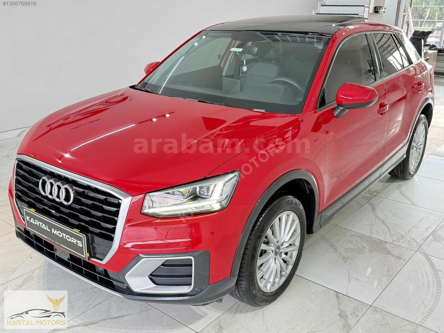 Galeriden Audi Q2 30 TDI Design 2020 Model Aydın 63.000 km Kırmızı 7