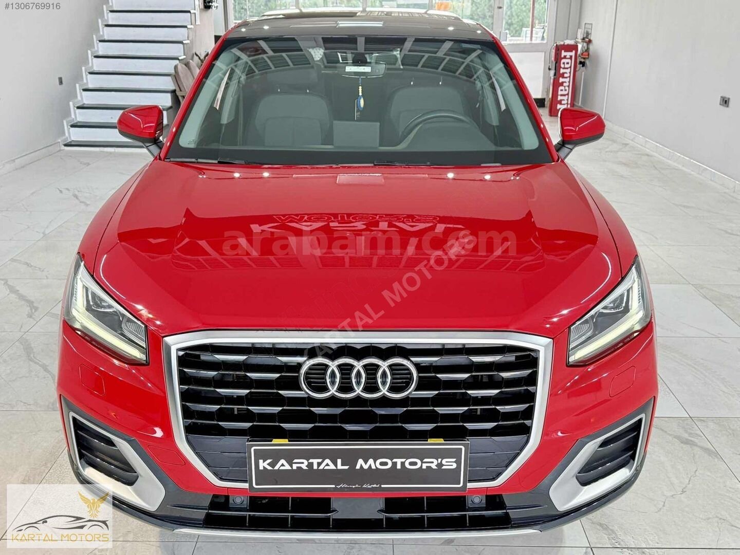 Galeriden Audi Q2 30 TDI Design 2020 Model Aydın 63.000 km Kırmızı 3