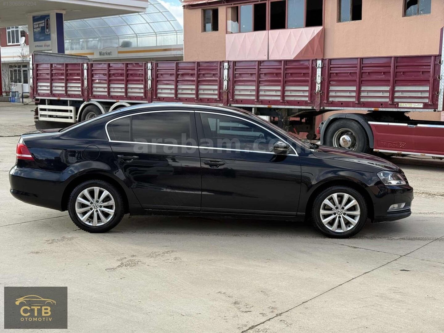 Galeriden Volkswagen Passat 1.6 TDi BlueMotion Trendline 2013 Model Kırşehir 218.000 km Siyah 6