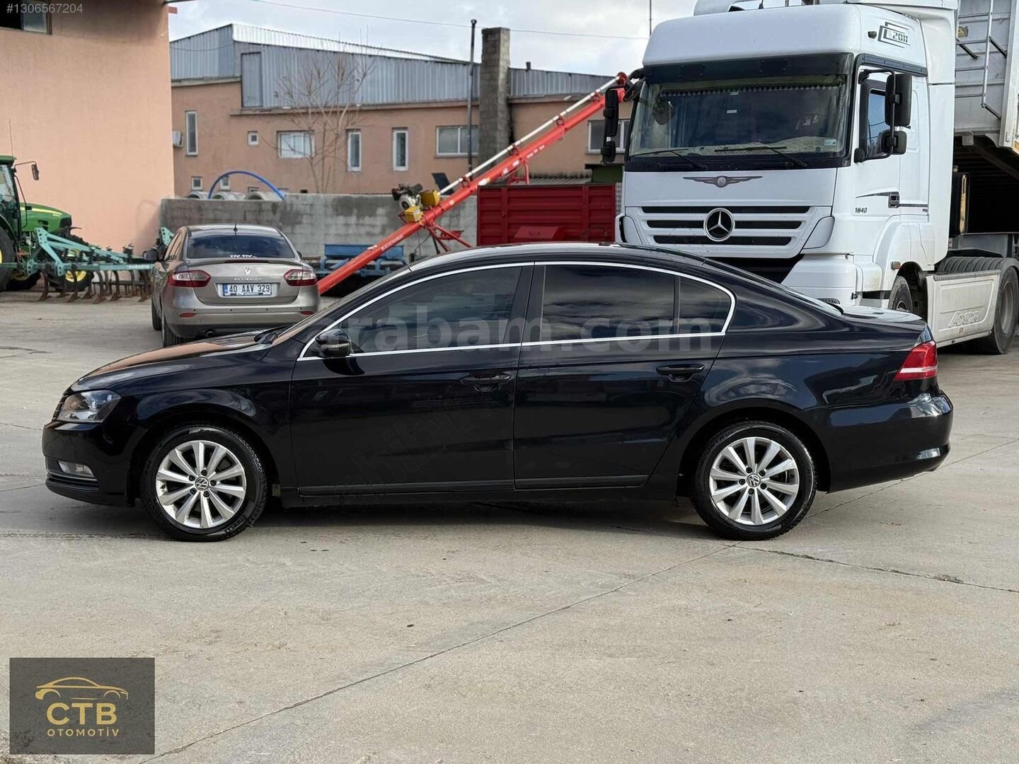 Galeriden Volkswagen Passat 1.6 TDi BlueMotion Trendline 2013 Model Kırşehir 218.000 km Siyah 7