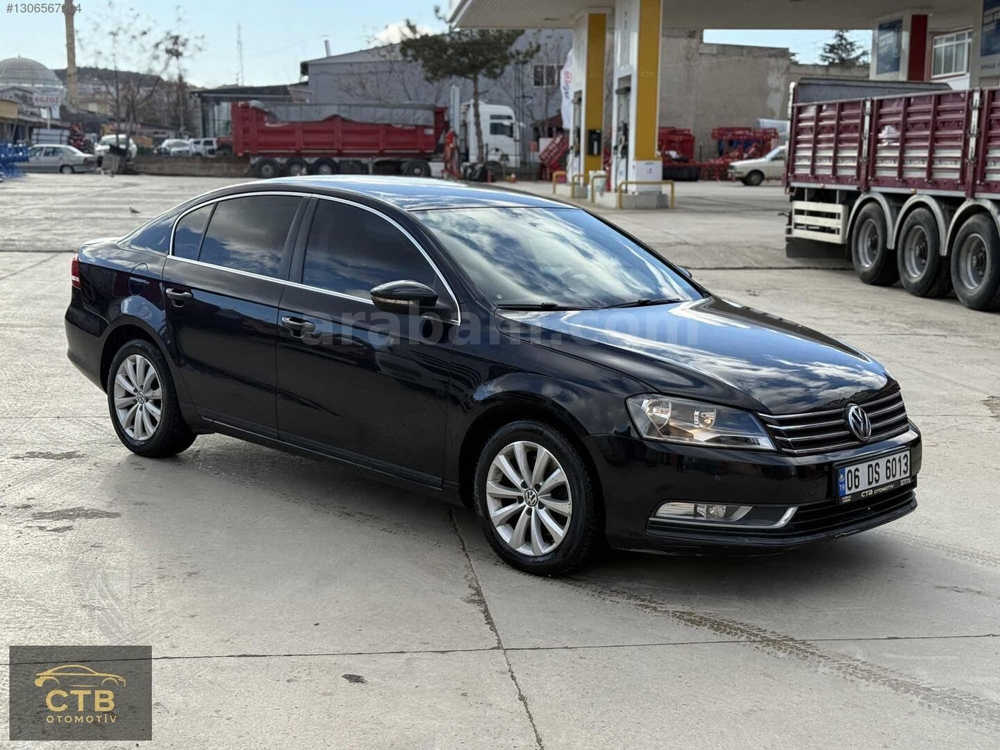 Galeriden Volkswagen Passat 1.6 TDi BlueMotion Trendline 2013 Model Kırşehir 218.000 km Siyah 5