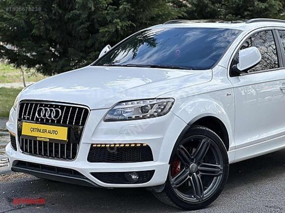 ÇETİNLER AUTO'DAN AUDİ Q7 2011 MODEL 7 KİŞİLİK STAR-STOP S LİNE
