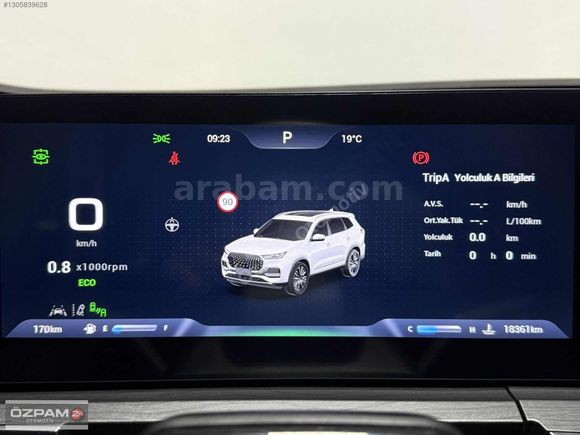 ÖZPAM 2.EL'DEN 2024 CHERY TİGGO 8 PROMAX EXCEPTİONAL DCT 145 BG