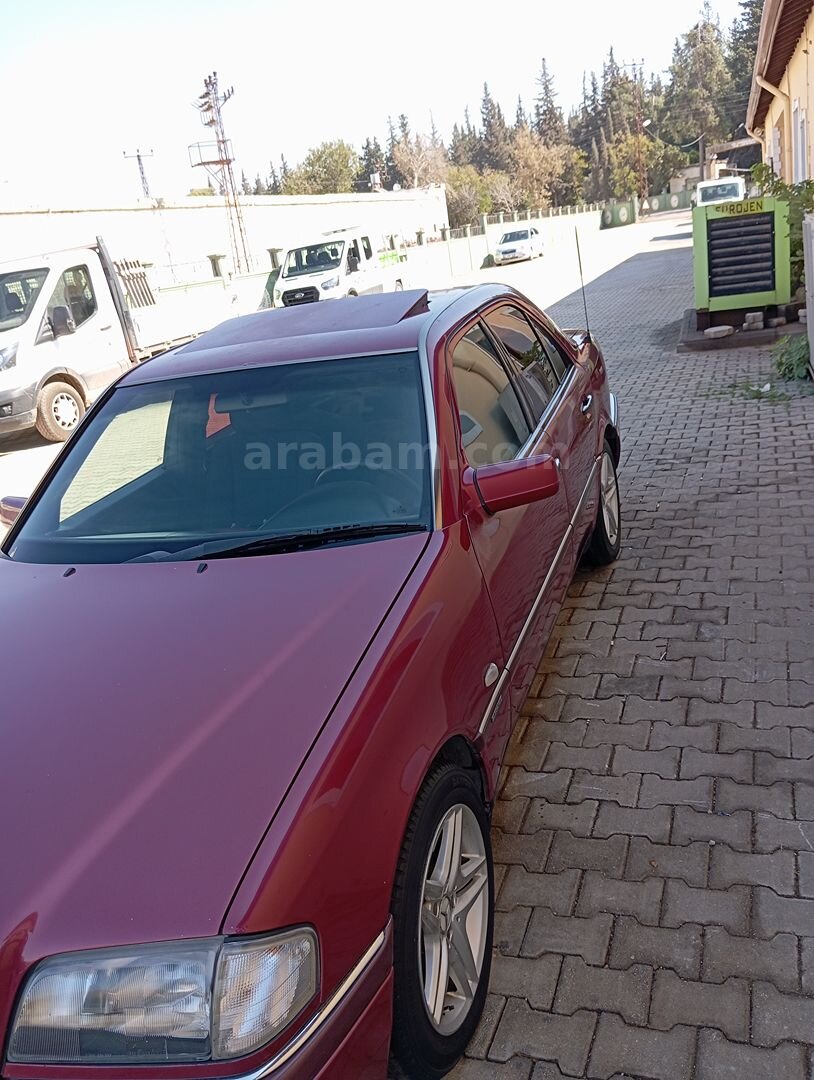 Sahibinden Mercedes - Benz C 200 Elegance 1995 Model Hatay 340.000 km Bordo 4