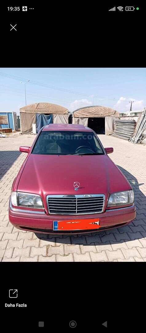 Sahibinden Mercedes - Benz C 200 Elegance 1995 Model Hatay 340.000 km Bordo 3