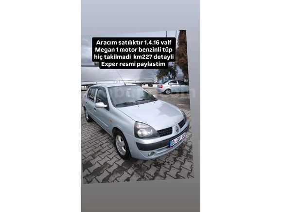 Sahibinden Renault Clio 1.4 Expression 2004 Model  227.000 km Gri
