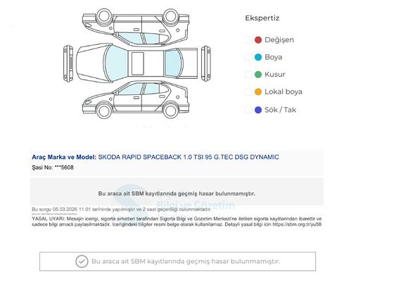 GALERİ BEYAZDAN 2017  1.0 TSI GreenTec Dynamic OTOMATİK HATASIZ 