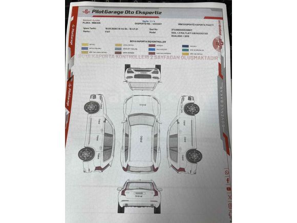 Memurdan 500L 1.3 Mjet RockStar 2013 Model 