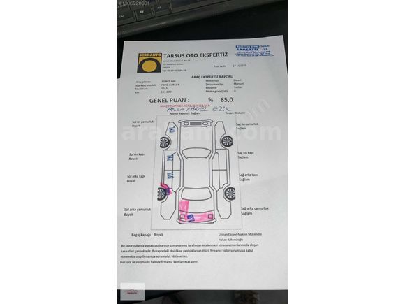 2015 MODEL FORD COURİER 1.6 TDCİ TİTANİUM 153.000KMDE