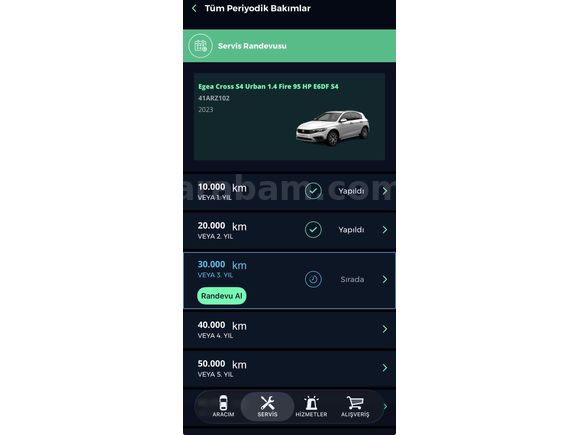 Sahibinden Boyasız Fiat Egea Cross 1.4 Fire Urban 2023 Model 28.549 km Beyaz