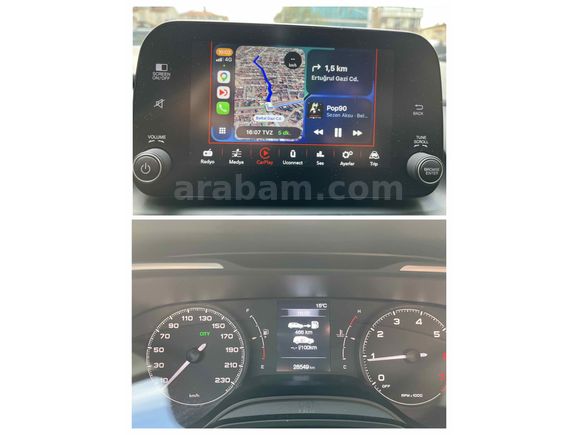 Sahibinden Boyasız Fiat Egea Cross 1.4 Fire Urban 2023 Model 28.549 km Beyaz