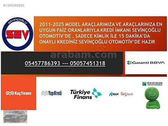 SEVİNÇOĞLU OTOMOTİVDEN 2025 MODEL 350L KAMYONET FUL