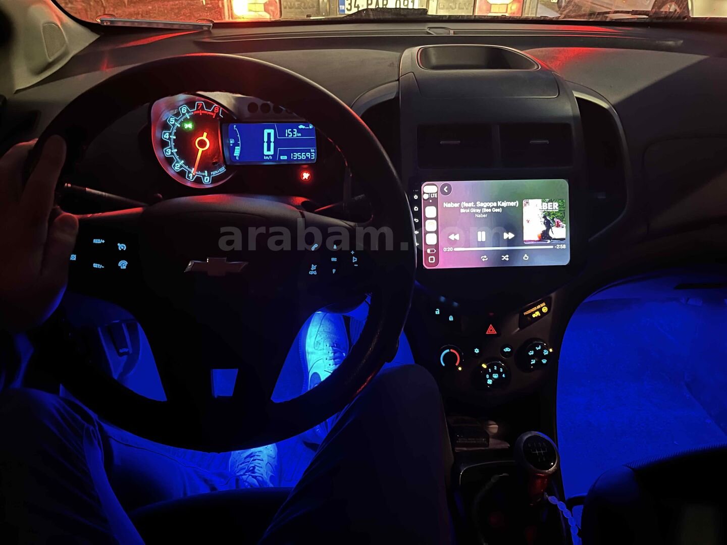Sahibinden Chevrolet Aveo 1.4 LT 2012 Model Tekirdağ 142.000 km Siyah 5
