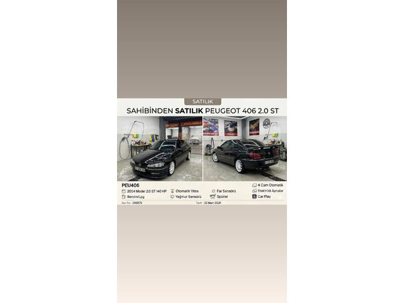 Sahibinden Peugeot 406 2.0 ST 2004 Model
