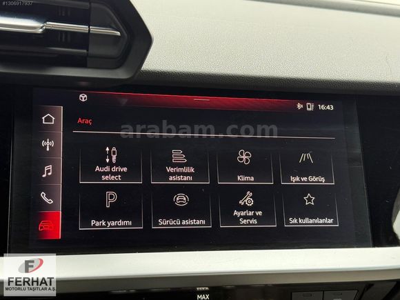 2021 MODEL*AUDİ A3 SEDAN 35TFSI ADVANCED S-TRONİC*%20 KDV**