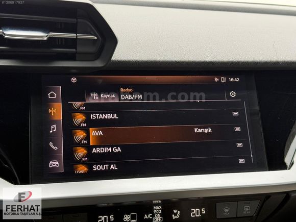 2021 MODEL*AUDİ A3 SEDAN 35TFSI ADVANCED S-TRONİC*%20 KDV**