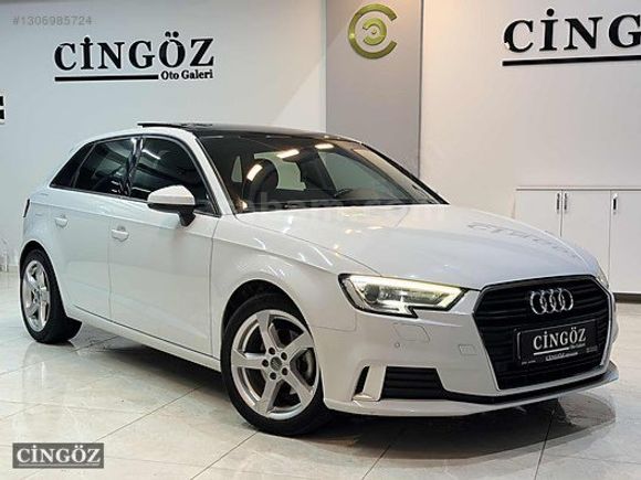 CİNGÖZ'DEN BOYASIZ-DEĞİŞENSİZ 2017 AUDİ A3 SPORT LİNE-CAM TAVAN