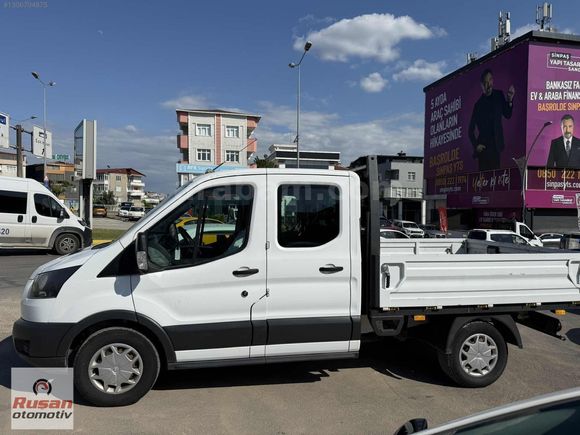 RUŞAN'dan 2019 Transit Çift Kabin HATASIZ BOYASIZ %20 KDV