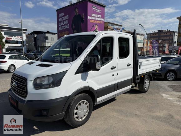 RUŞAN'dan 2019 Transit Çift Kabin HATASIZ BOYASIZ %20 KDV