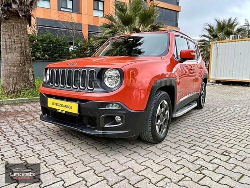 Galeriden Jeep Renegade 1.6 MultiJet Longitude 2018 Model Balıkesir 71.000 km Turuncu