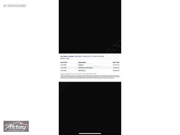 AKTAY - 2015 C200 D AMG İMZALI 120.000 KM