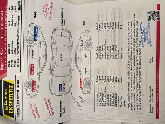 Sahibinden Volkswagen Jetta 1.6 TDi Primeline 2011 Model  260.000 km Füme