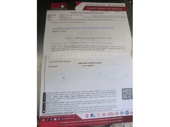 Sahibinden Fiat Egea 1.4 Fire Easy 2021 Model