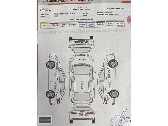 HAL-CAR'DAN 2015 AUDİ A4 1.4 TFSİ S-TRONİK BOYASIZZ HATASIZZ !!!