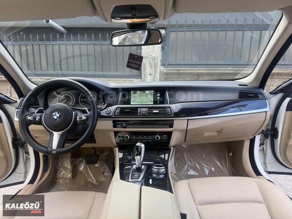 2014 BMW F10 5.20d LCİ 'HATASIZ 255.000 KM İÇİ BEJ EMSALSİZ'