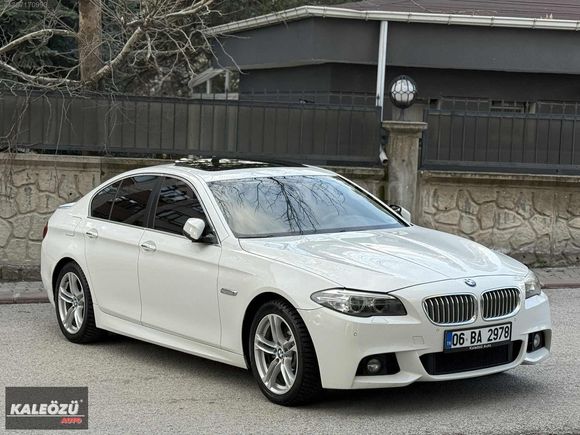 2014 BMW F10 5.20d LCİ 'HATASIZ 255.000 KM İÇİ BEJ EMSALSİZ'