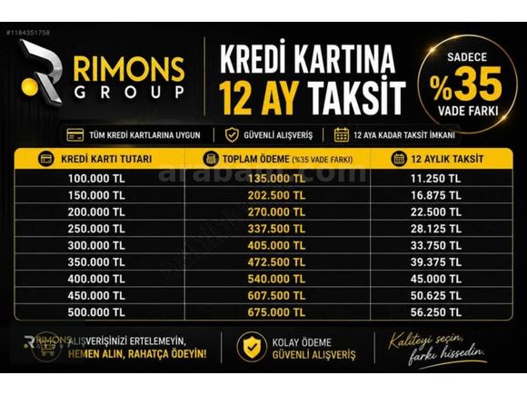 RİMONS GROUP'TAN 3.20d 177'lik 3.35 JNT+AMERKN ANGEL SINIF E90