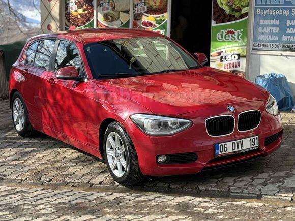 Sahibinden BMW 1 Serisi 116d ED EfficientDynamics 2014 Model  228.000 km Kırmızı