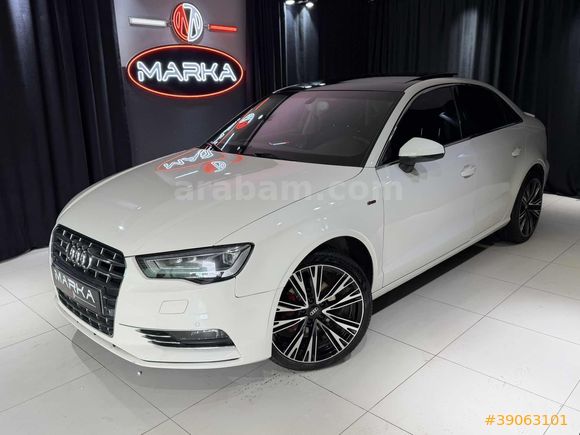 MARKA'DAN 2014 AUDİ A3 SEDAN 1.6 TDİ AMBİENTE/LED FAR/CAM TVN