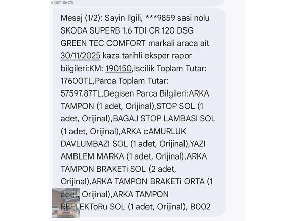 2018 MODEL HAYALET EKRANLI İLK SAHİBİNDEN BAKIMLI SUPERB