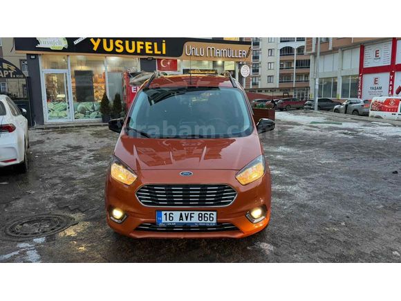 Sahibinden Ford Tourneo Courier 1.5 TDCi Titanium Plus 2022 Model Kars 40.000 km Turuncu