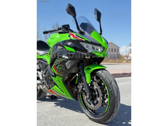 かな様２０２２年6年マナビー前期 Galeriden Kawasaki Ninja 650 2023 Model Konya 11.000 km Yeşil