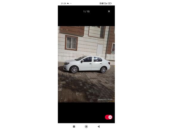 Sahibinden Renault Symbol 1.2 touch paket 2015 Model Şanlıurfa 180.000 km Beyaz