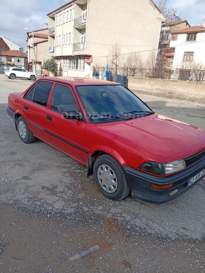 Sahibinden Toyota Corolla 1.6 XL 1990 Model Konya 373.000 km Kırmızı 3