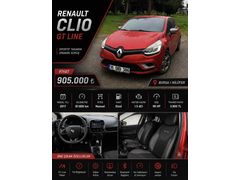 Memurdan En Dolu Paket Renault Clio 1.5 dCi GT Line 2017 Model Bursa 87.500 km Kırmızı