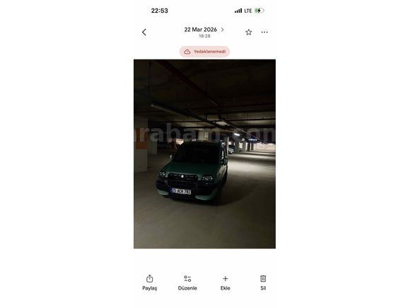 Sahibinden Fiat Doblo Combi 1.9 JTD Dynamic 2005 Model 