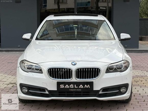 SAĞLAM MOTORS DEĞİŞENSİZ HASAR KAYITSIZ BMW 5.20d 260 KM