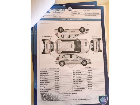 Sahibinden hatasız boyasız orijinal otomatik A3