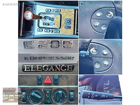 ÜNALOĞLUNDAN 2000 MDL MERCEDES E200 ELEGANCE OTOMATİK SANRUFDERİ