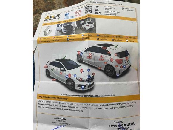 Sahibinden Renault Clio 1.5 dCi Icon 2016 Model 