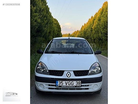 190 KM 2004 MODEL DEĞİŞENSİZ CLIO SEDAN BENZİN LPG KILİMALI