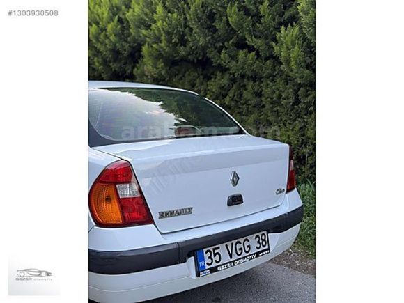 190 KM 2004 MODEL DEĞİŞENSİZ CLIO SEDAN BENZİN LPG KILİMALI