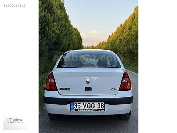 190 KM 2004 MODEL DEĞİŞENSİZ CLIO SEDAN BENZİN LPG KILİMALI